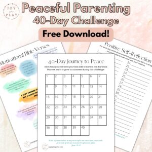 FREE Peaceful Parenting Printable Pack