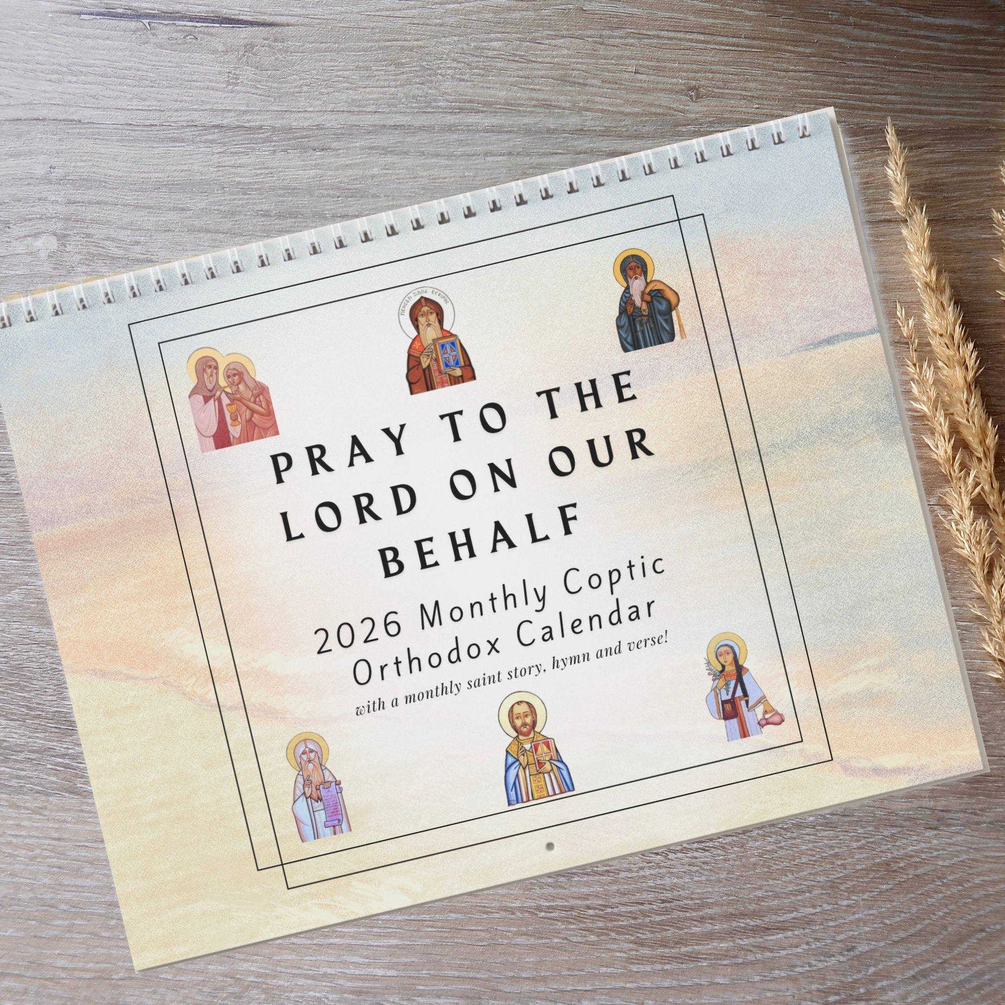 2026 Coptic Orthodox Calendar - Pray to the Lord on Our Behalf